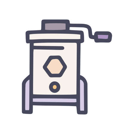 manual honey extractor color vector doodle simple iconのイラスト素材