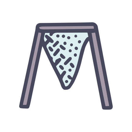 honey strainer color vector doodle simple iconのイラスト素材