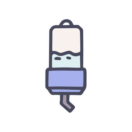 drinker for rodents color vector doodle simple iconのイラスト素材