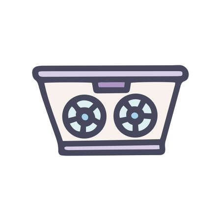 beehive brood box color vector doodle simple iconのイラスト素材