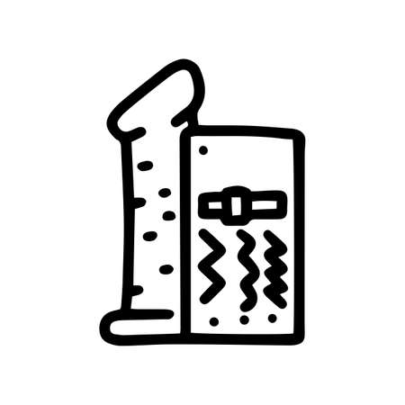 app control dildo line vector doodle simple iconのイラスト素材