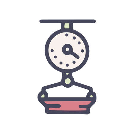 fishing scales color vector doodle simple iconのイラスト素材