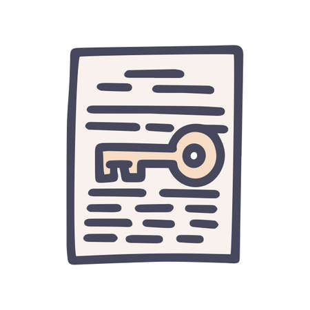 seo text color vector doodle simple iconのイラスト素材