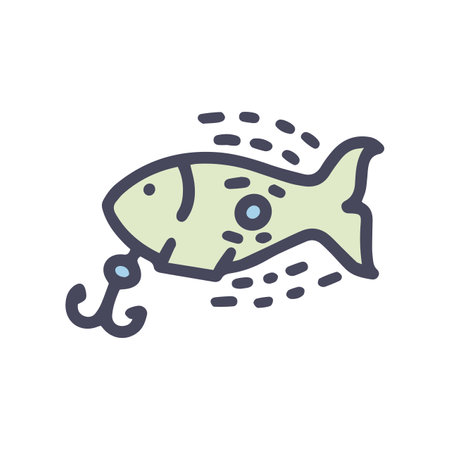 electric lure color vector doodle simple iconの写真素材
