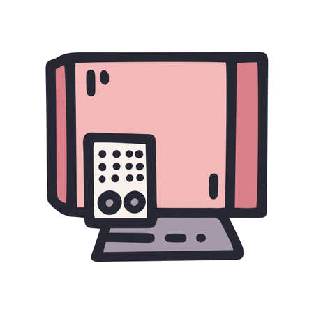 heat cannon color vector doodle simple iconのイラスト素材