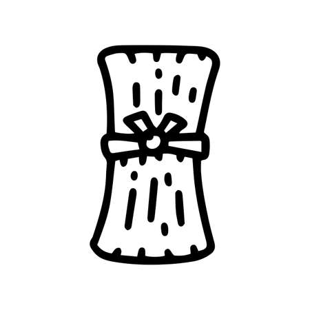 tamales line vector doodle simple icon designのイラスト素材