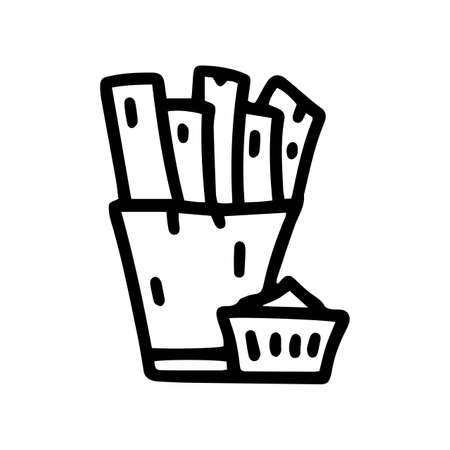 churros line vector doodle simple icon designのイラスト素材