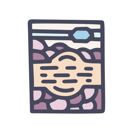 carp fishing boilies color vector doodle simple iconのイラスト素材