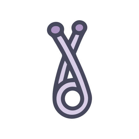 fish mouth spreader color vector doodle simple iconのイラスト素材