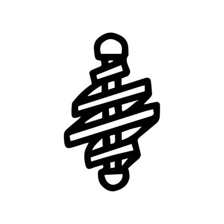 fishing groundbait line vector doodle simple iconのイラスト素材