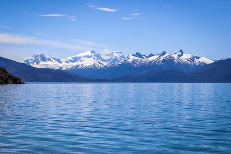 Amazing mountain landscapes at Carretera Austral, Chile Patagonia