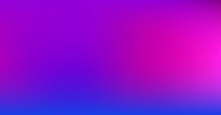 Blue Purple Dreamy Vibrant Gradient Vector Background. Color Overlay, Sunrise, Sunset, Sky, Water Neon Design Element. Luxury Trendy Holograph Defocused Texture. Minimal Digital Fluid Tech Gradientのイラスト素材