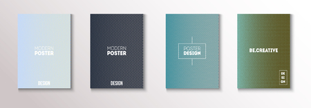 Modern Cover Design, Minimal Futuristic Vector Music Poster. Green, Pink, Blue, Gray Geometric Blend Presentation, Notebook Print. Textured Minimal Business Cover. Futuristic Glitch Journal Templateのイラスト素材