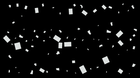 Grey Scale Tinsel Rich Confetti. Christmas, Birthday, New Year, Party Celebration Background. Funky Falling Tinsel Confetti. Business Background. Vector Rich Frame, Decoration.のイラスト素材