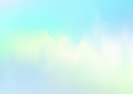 Hologram Fairy Tale Dreamy Vector Background. Simple Holographic Rainbow Gradient, Girlie Iridescent Print Wallpaper. Bright Pearlescent Hologram Fairy, Organic Banner. Modern Glitch Music Designのイラスト素材