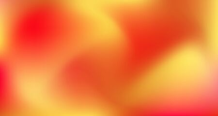 Red Yellow Pink Tropical Gradient Background. Pearlescent Noble Vector Color Overlay. Gradient Paper