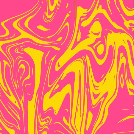 Marble Texture Vector Pink Liquid Paint Background. Fluid Paint Suminagashi Modern Pattern for Ice Cream, Cosmetics Ads, Corporate Style. Hipster Stone Marble Texture, Vivid Paint Splatterのイラスト素材