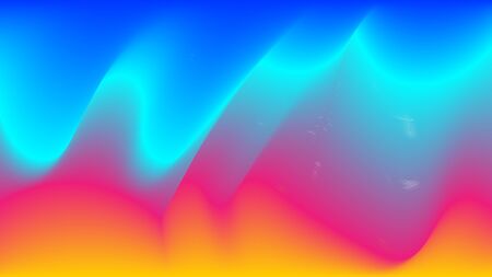 Funky Neon Blend Vector Background. Fluorescent Noble Vector Color Overlay. Trendy Colorful Vibrant...