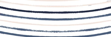 Cool Wavy Zigzag Stripes Vintage Pattern. Torn Distress Trace. Dirty Vector Watercolor Paint Lines. Hand Painted Lines Banner. Summer Spring Graffiti Stripes. Autumn Winter Modern Fashion Print.のイラスト素材