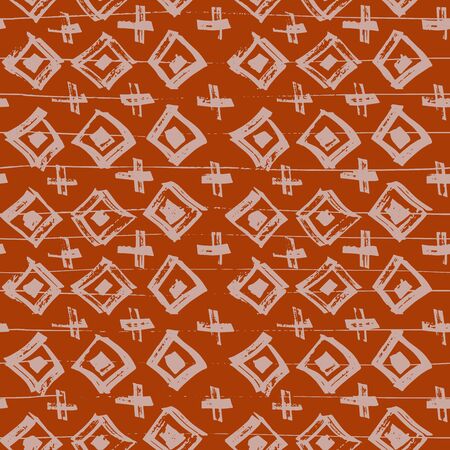 Tie Dye Japanese Geometric Modern Seamless Pattern. Boho Tie Dye Paint Batik. Scribble Cartoon Doodle Craft Texture. Geo Wabi Sabi Decorative Kimono Print. Scribble Craft Doodle Seamless Collageのイラスト素材