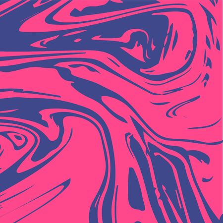 Marble Texture Vector Square Liquid Paint Background. Fluid Paint Suminagashi Modern Pattern for Ice Cream, Cosmetics Ads, Corporate Identity. Hipster Stone Marble Texture, Vivid Paint Splatterのイラスト素材