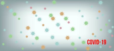 Covid-19 Quarantine nCoV Banner. Virus Protection Flat Corona Web Page. Business Information During Coronavirus Quarantine. Covid-19 Quarantine nCoV Banner. Flat Cartoon Coronavirus Medical Poster.のイラスト素材