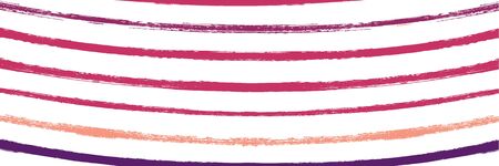 Cool Wavy Zigzag Stripes Vintage Pattern. Hand Drawn Lines Banner. Spring Summer Graffiti Stripes. Cool Vector Watercolor Paint Lines. Dirty Distress Trace. Autumn Winter Funky Fashion Fabric.のイラスト素材