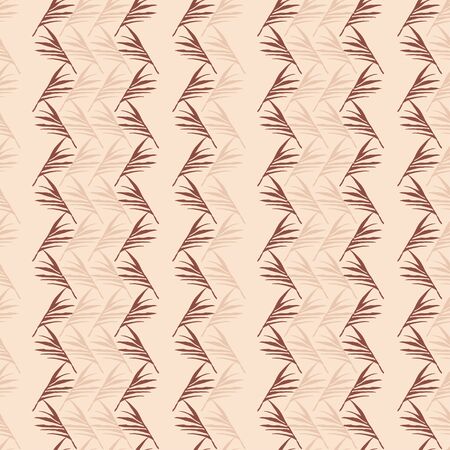 Modern Tropical Vector Seamless Pattern. Painted Floral Background. Beautiful Male Shirt Female Dress Texture. Cool Summer Textile. Banana Leaves Dandelion Feather Monstera Tropical Seamless Pattern.のイラスト素材