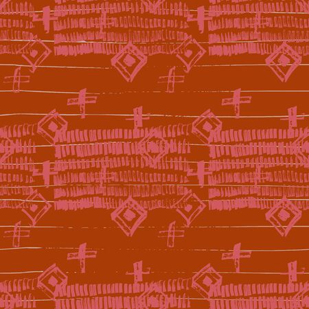 Tie Dye Japanese Geometric Winter Seamless Pattern. Geo Wabi Sabi Traditional Kimono Print. Boho Tie Dye Japan Batik. Scribble Cartoon Doodle Craft Texture. Scribble Craft Doodle Seamless Collageのイラスト素材