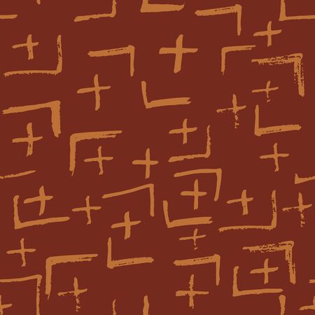 Tie Dye Japanese Geometric Organic Seamless Pattern. Scribble Cartoon Doodle Craft Texture. Geo Wabi Sabi Minimalist Kimono Print. Boho Tie Dye Vector Batik. Scribble Craft Doodle Seamless Collageのイラスト素材