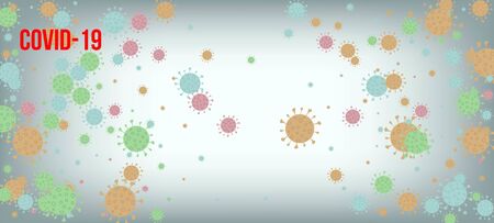 Covid-19 Quarantine nCoV Banner. Virus Protection Flat Corona Web Page. Flat Cartoon Coronavirus Medical Poster. Covid-19 Quarantine nCoV Banner. Business Information During Coronavirus Quarantine.のイラスト素材
