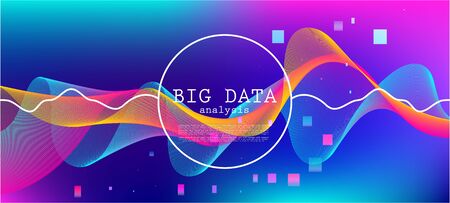 Falling Particles Distressed Purple Vector. Pink Blue Purple Futuristic Gradient Overlay. Grunge Geometric Background. 3D Liquid Shapes Poster. Data Stream Minimal Banner. Big Data Neon Background.のイラスト素材