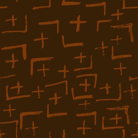 Tie Dye Japanese Geometric Artistic Seamless Pattern. Scribble Cartoon Doodle Craft Texture. Geo Wabi Sabi Bohemian Kimono Print. Boho Tie Dye Japan Batik. Scribble Craft Doodle Seamless Collageのイラスト素材
