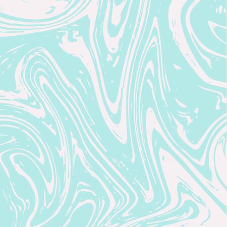 Marble Texture Vector Turquoise Liquid Paint Background. Fluid Paint Suminagashi Modern Pattern for Covers, Cosmetics Ads, Corporate Identity. Retro Stone Marble Texture, Faded Painting Splashのイラスト素材