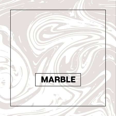 Gray Marble Texture, Vector Square Ink Wash Background. Fluid Paint Suminagashi Trendy Pattern for Invitation Cards, Banners, Corporate Identity. Retro Stone Marble Texture, Faded Painting Splashのイラスト素材
