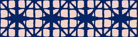 Japanese Tie Dye Pattern. Artistic Shibori Pattern. Premium Japanese Clothes Pattern. Bohemian Geometric Asian Tie Dye Print. Elegant Kimono Textile. Boho Shape Curve Designのイラスト素材