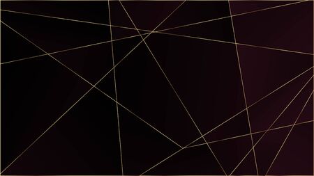 Red Premium Triangular Texture. Elegant Dark Platinum Chic Shapes Poster Silver Rich VIP Geometric Celebration Background. Crystal Triangle Red Premium Wallpaper. Gold Lines Polygon Luxury Border.のイラスト素材