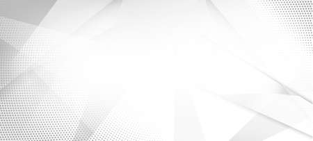 Halftone Dynamic Gray Vector Background. Pop Art Dots Light Texture. Halftone Wallpaper. Edgy Art. Gray White Shadow Page. Grain Pattern. Minimal Faded Banner. Geometric Dots Texture. Geo Lines Shapeのイラスト素材
