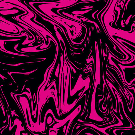 Pink Marble Texture Vector Square Liquid Ink Background. Fluid Paint Suminagashi Modern Pattern for Wedding Invitation Banners, Corporate Identity. Retro Stone Marble Texture, Fading Painting Splashのイラスト素材