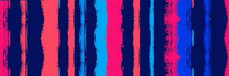 Funky Vertical Stripes Seamless Background. Winter Autumn Bright Fashion Print. Hand Drawn Lines...