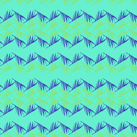 Hipster Tropical Vector Seamless Pattern. Beautiful Male Shirt Female Dress Texture. Painted Floral Background. Cool Summer Fabrics. Feather Banana Leaves Dandelion Monstera Tropical Seamless Pattern.のイラスト素材