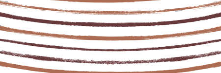 Cool Wavy Zigzag Stripes Vintage Pattern. Summer Spring Graffiti Stripes. Cool Distress Trace. Winter Autumn Trendy Fashion Textile. Torn Vector Watercolor Paint Lines. Ink Brushed Lines Texture.のイラスト素材
