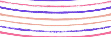 Cool Wavy Zigzag Stripes Vintage Pattern. Dirty Vector Watercolor Paint Lines. Winter Autumn Funky Fashion Print. Cool Graffiti Trace. Gouache Ink Lines Design. Summer Spring Distress Stripes.のイラスト素材