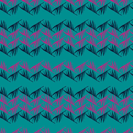 Hipster Tropical Vector Seamless Pattern. Nice Summer Fashion. Doodle Floral Background. Elegant Male Shirt Female Dress Texture. Dandelion Feather Monstera Banana Leaves Tropical Seamless Pattern.のイラスト素材