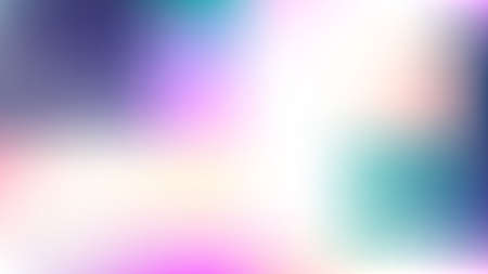 Unfocused Mesh Vector Background, Hologram Bright Overlay. Glitch Pink, Purple, Turquoise Dreamy Tender Cool Girlie Background. Rainbow Fairytale Texture Iridescent Pearlescent Holographic Paperのイラスト素材