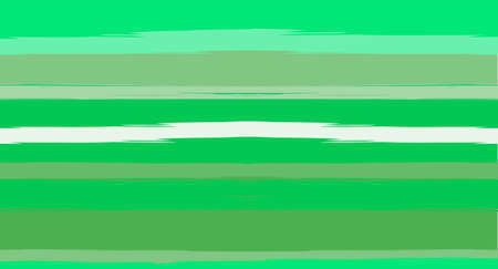 Green, Turquoise Vector Watercolor Sailor Stripes Trendy Seamless Summer Pattern. Horizontal Brushstrokes Trace Vintage Grunge Textile Clothe Design. Hand Painted Ink Lines, Geometric Track Printsのイラスト素材