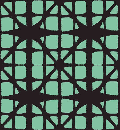 Japanese Tie Dye Seamless Pattern. Geo Curve Arc Design Glamour Kimono Textile. Bohemian Geometric Asian Tie Dye Texture. Premium Japanese Clothes Print. Vintage Shibori Seamless Pattern.のイラスト素材