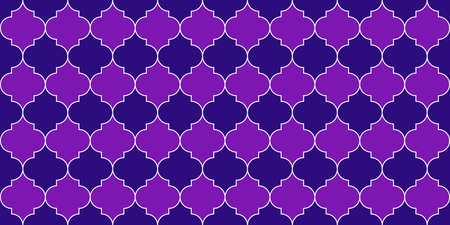 Arabic Mosque Window Tile. Eid Mubarak Islamic Illustration. Ramadan Kareem Muslim Background. Moroccan Seamless Design Traditional Ramadan Mosque Golden Shape. Seamless Moroccan Mosaic Pattern.のイラスト素材