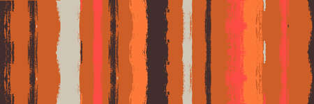 Funky Vertical Stripes Seamless Background. Torn Graffiti Trace. Ink Brushed Lines Design. Dirty Vector Watercolor Paint Lines. Summer Spring Distress Stripes. Autumn Winter Trendy Fashion Fabric.のイラスト素材