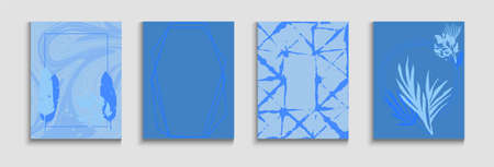 Abstract Elegant Vector Covers Set.のイラスト素材